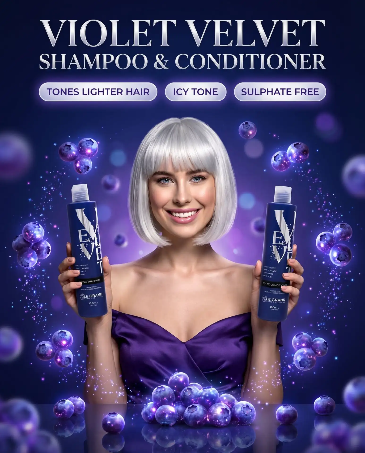 violet velvet sulphate free shampoo and conditioner