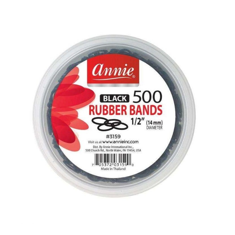 ANNIE HAIR BANDS BLACK - 500   (3159)