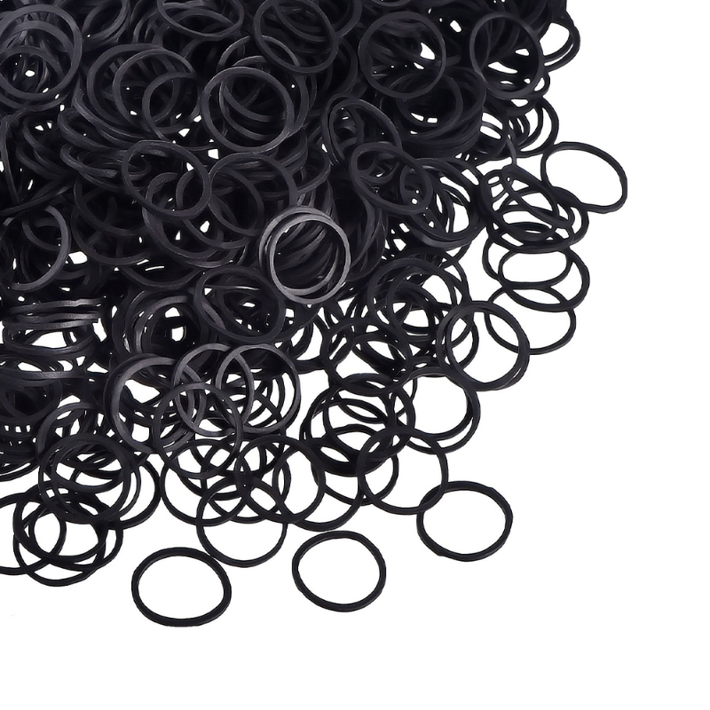 ANNIE HAIR BANDS BLACK - 1000   (3162)