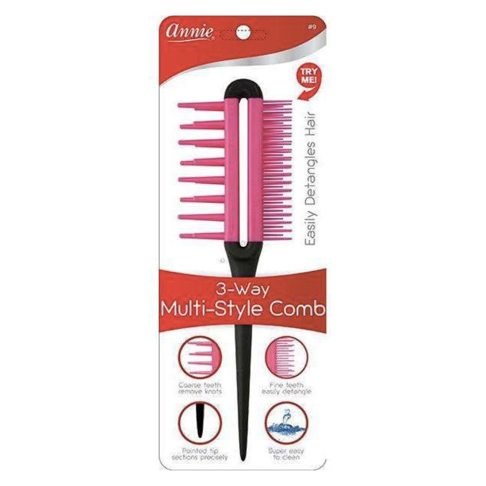ANNIE 3-WAY STYLE COMB              (9)
