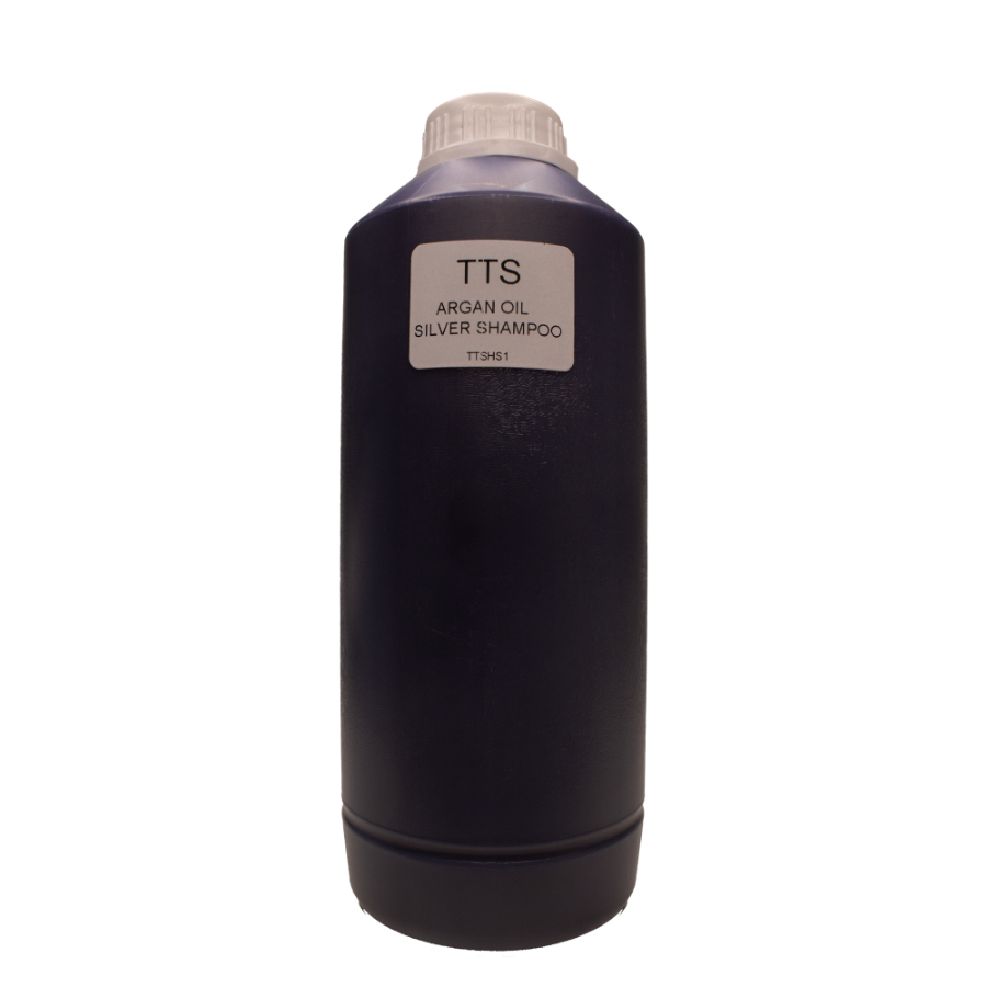 TTS ARGAN OIL SILVER SHAMPOO-1lt