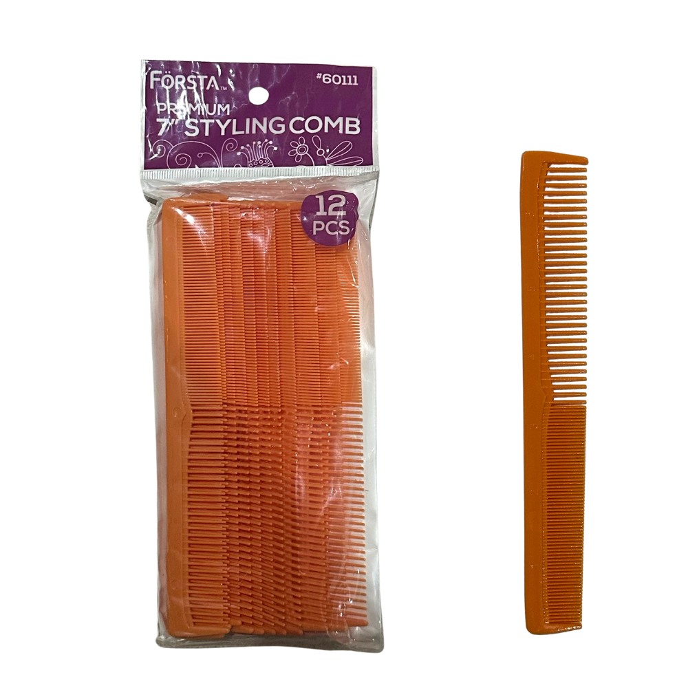 FORSTA PREMIUM 7" STYLING COMB-12pc